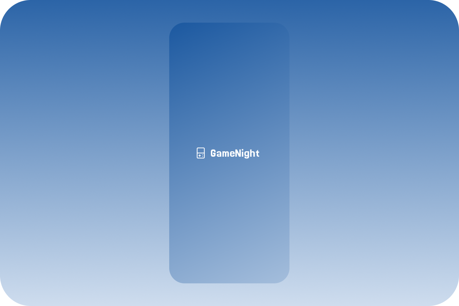 GameNight project hero illustration